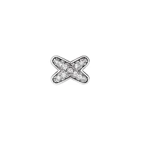 Jeux De Liens White Gold and Diamond Pavé Single Stud Earring