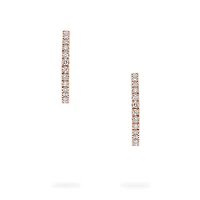 Rose Gold Rosée du Matin 15 mm Hoop Earrings