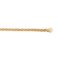 Chance Infinie Medium Yellow Gold and Diamond Pavé Cable Bracelet