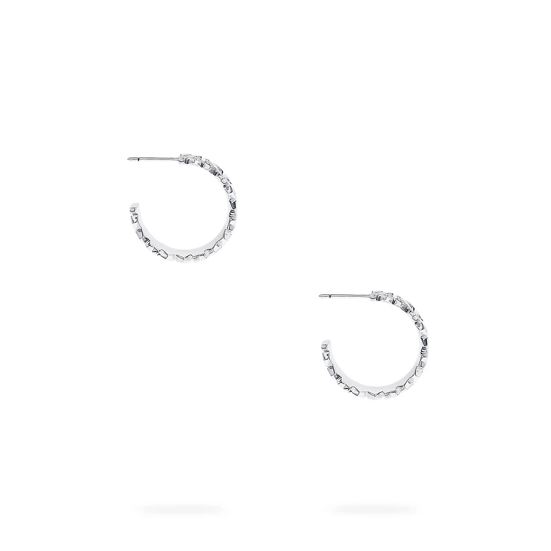 White Gold and Diamond Earrings