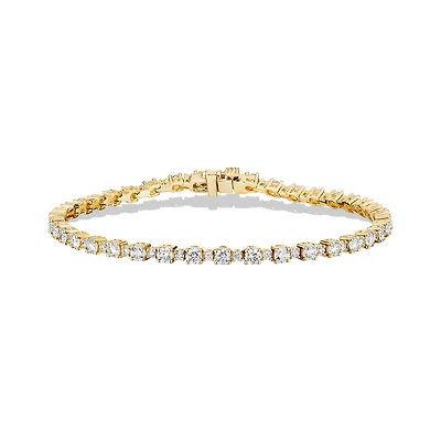 Yellow Gold Tennis Bracelet