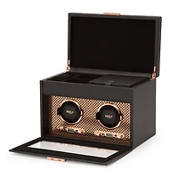 Axis Copper 2 Piece Watch Winder with Storage
