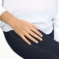 Serrure Rose Gold and Diamond Bangle