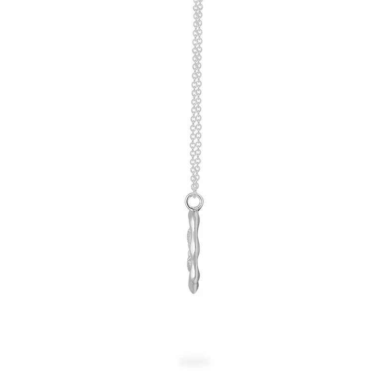 Zodiac Pisces Pendant in Sterling Silver