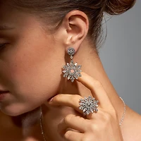 Diamond Drop Earrings