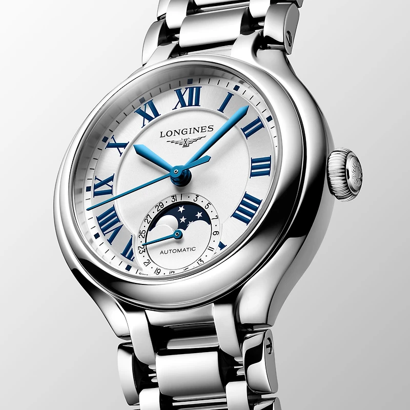 PrimaLuna Automatic Moonphase 34 mm Stainless Steel