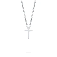 Sterling Silver Cross Pendant for Kids, Small