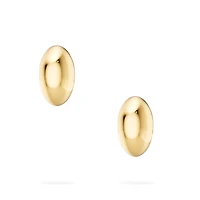 Yellow Gold Bombe Earrings