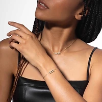 Baby Move Yellow Gold and Diamond Pavé Pendant