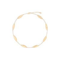 Lunaria Twist Yellow Gold Necklace