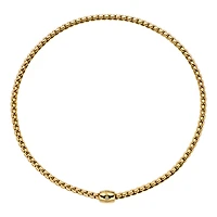 Eka Flex'it D-Link Yellow Gold and Diamond Necklace