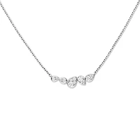 Josephine Ronde D'Aigrettes White Gold and Diamond Pendant