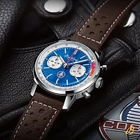 Top Time Shelby Cobra B01 Automatic Chronograph 41 mm Stainless Steel