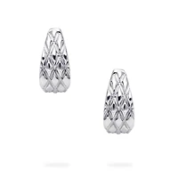 Silver Serpent Hoops