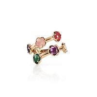 Figlia dei Fiori Rose Gold, Multi Stone Ring