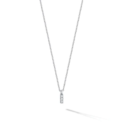 Diamond Rosée du Matin Bar Pendant Necklace