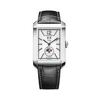 Hampton Automatic Dual Time 48 X 31 mm Stainless Steel