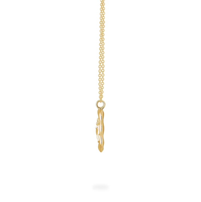 Zodiac Aries Pendant in Yellow Gold