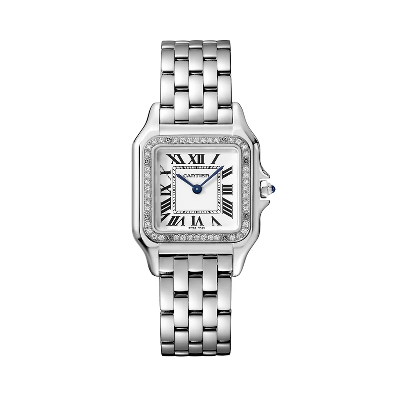 Panthère de Cartier Medium Quartz 29 x 37 mm Stainless Steel and Diamond