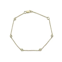 Kate Yellow Gold and Diamond Bracelet