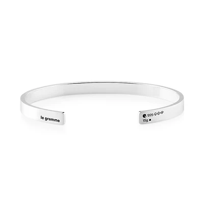 15g Brushed Silver Ribbon Bracelet