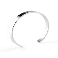 21g Polished Silver Ribbon Bracelet