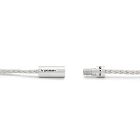 9g Brushed Silver Cable Bracelet