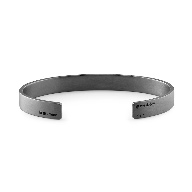 21g Brushed Silver Ribbon Bracelet