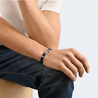 21g Brushed Silver Ribbon Bracelet