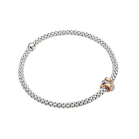 Prima Flex'it White Gold and Diamond Pavé Multi-Rondel Bracelet