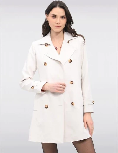Trench Ceinturé Double-Boutonnage par Saki