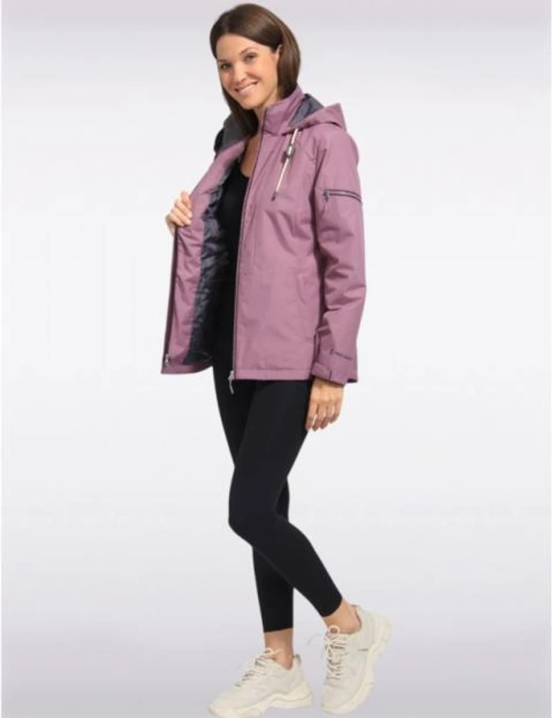 Manteaux | La maison du manteau au Québec Veste Recyclé Polyvalent 3-en-1 À Capuche par Free Country