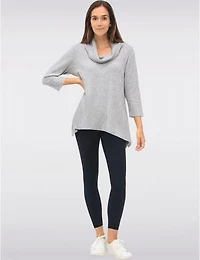 Tunique Col Bénitier Côtelée par Perle