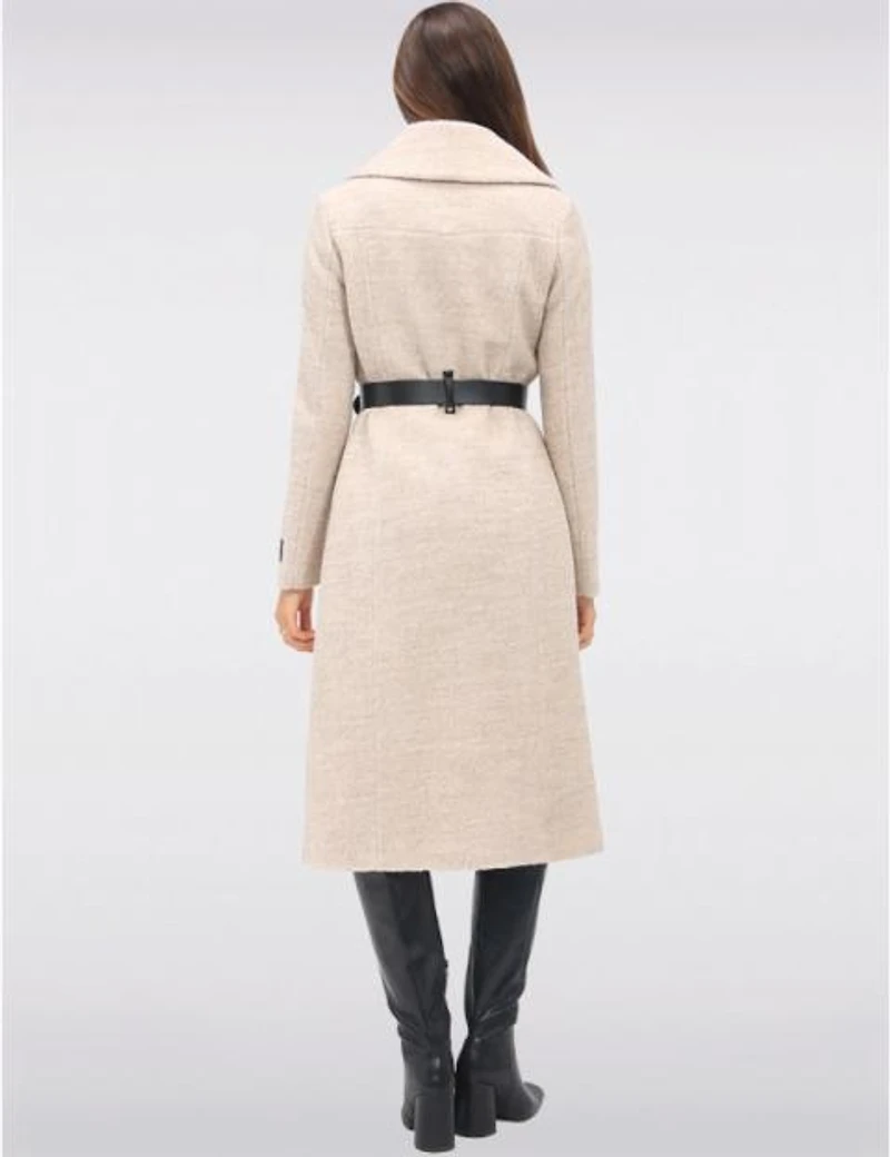 Manteau Long Bouclé Jenny par Sicily