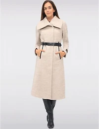 Manteau Long Bouclé Jenny par Sicily
