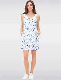 Robe Sans Manches Feuilles Tango Mango