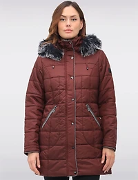 Manteau Puffer Trimme Fourrure Boxing day Deals par Normann | Manteaux