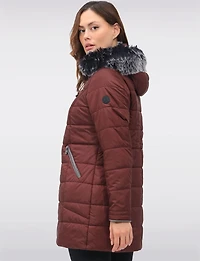 Manteau Puffer Trimme Fourrure Boxing day Deals par Normann | Manteaux