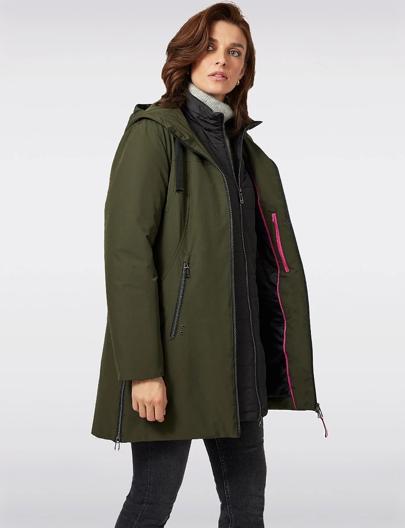 Manteau Capuche 4-en-1 Boxing Day par Frandsen | Manteaux
