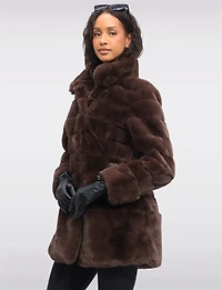 Veste Faux Fourrure Luxe Boxing day Offres par Jones New York | Manteaux