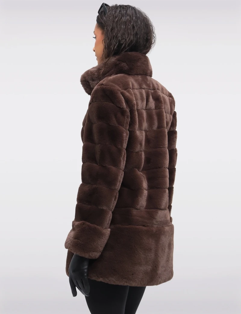 Veste Faux Fourrure Luxe Boxing day Offres par Jones New York | Manteaux