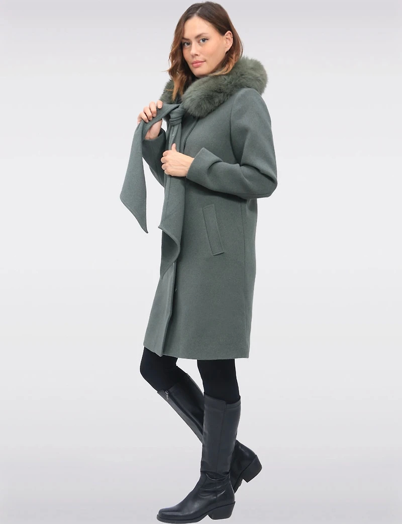 Manteau Laine Boxe Boxing Day par Styla | Manteaux