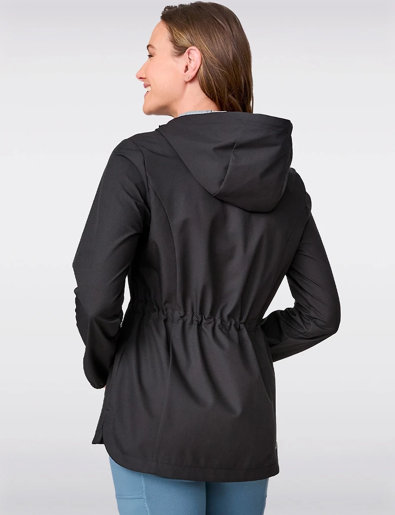 Parka Active Imperméable Légère à Coupe Ajustée avec Capuche par Free Country