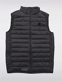 Gilet Noir Matelassé Ultra-Léger Coupe-Vent et Résistant à l'Eau par Point Zero