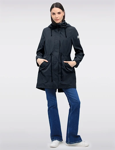 Veston Polyvalent Végan avec Capuche Amovible et Taille Cintrée par Saki Sport