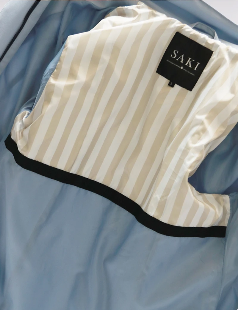 Manteau Végan Breathe-Tech® Softshell Polyvalente avec Capuche Amovible par Saki