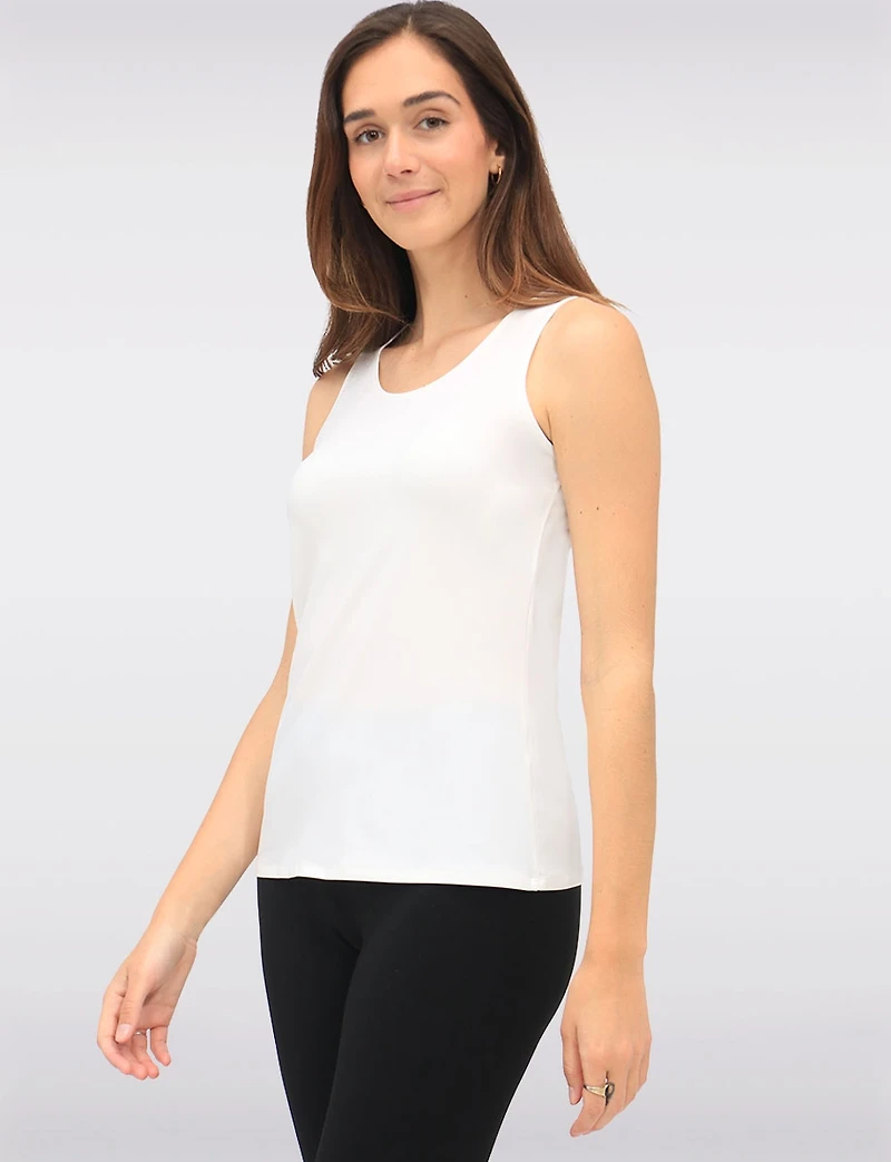 Camisole Confort Sans Manches à Encolure Ronde Extensible par Perle