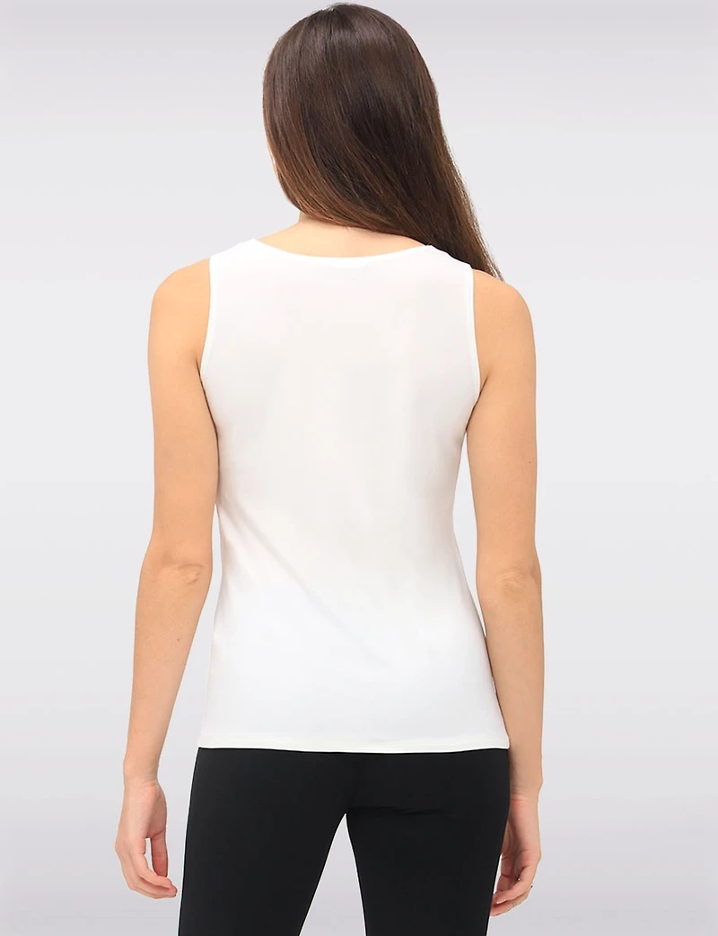 Camisole Confort Sans Manches à Encolure Ronde Extensible par Perle
