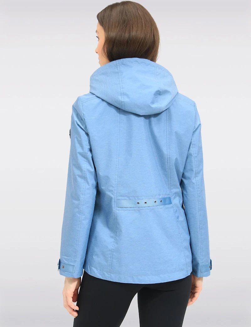 Veste Imperméable Courte Breathe-Tech® avec Capuche Amovible par Saki