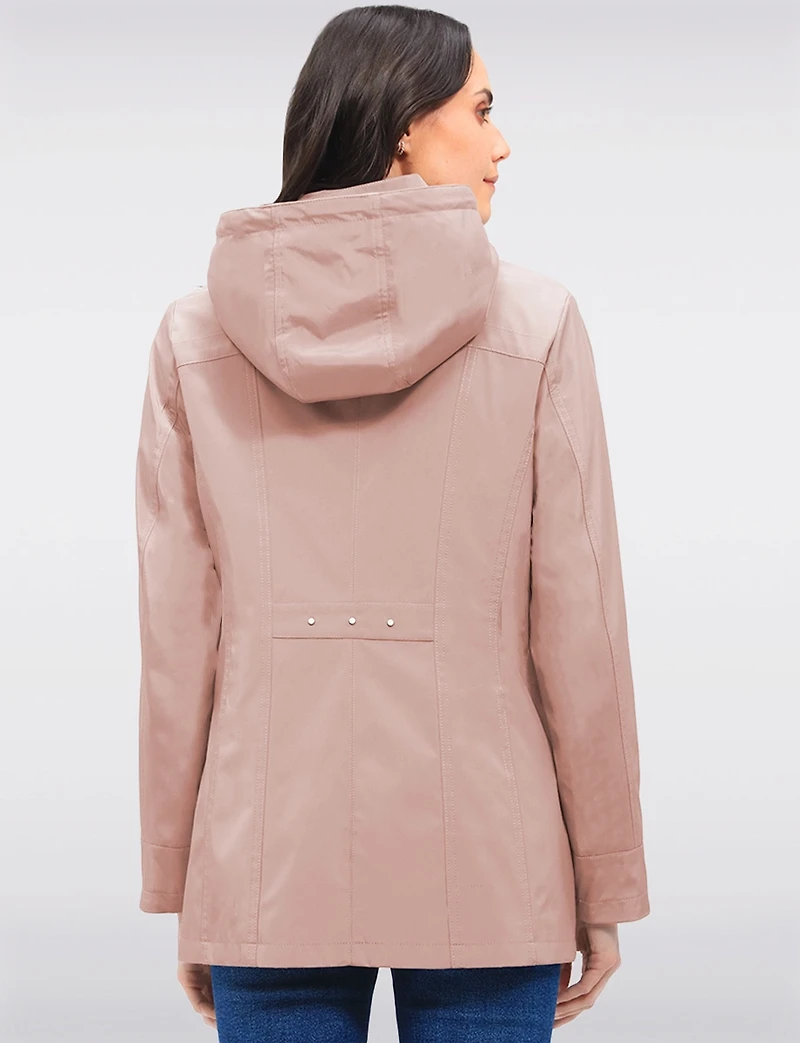Manteau Imperméable Breathe-Tech® en Végan Avec Capuche Amovible par Saki